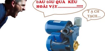 may bơm nước bị kêu