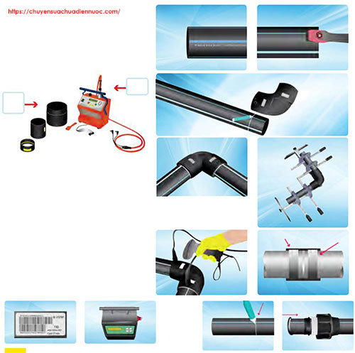 Nối ống nhựa HDPE bằng phương pháp hàn điện trở