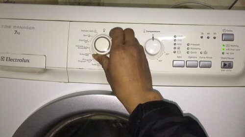 mã lỗi máy giặt electrolux nháy đèn