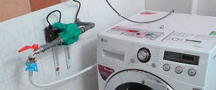 bơm tăng áp cho máy giặt