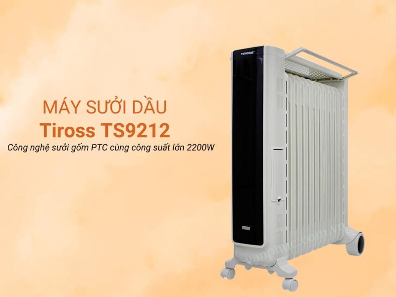 Máy sưởi dầu Tiross TS9212 – 2000W