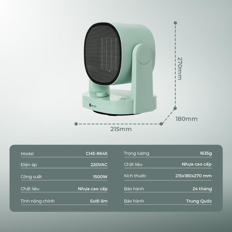 Máy sưởi gốm Elmich CHE-8645