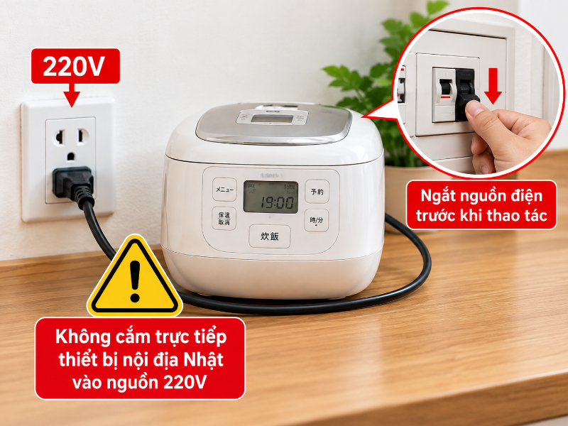Để thiết bị hoạt động ổn định và an toàn, công suất biểu kiến (VA) của biến áp nên được chọn lớn hơn tối thiểu 1,5 lần so với công suất thực (W) của thiết bị.